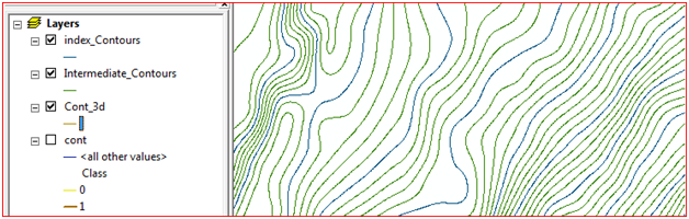 Creating Contour Maps in ArcGIS and Conversion to AutoCAD drawing