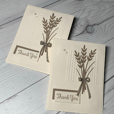 Fall Hand-made Thank You Card