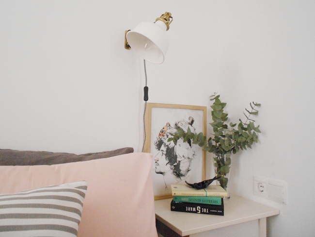 Decorar piso de alquiler: mi habitación en blanco, rosa y gris ...
