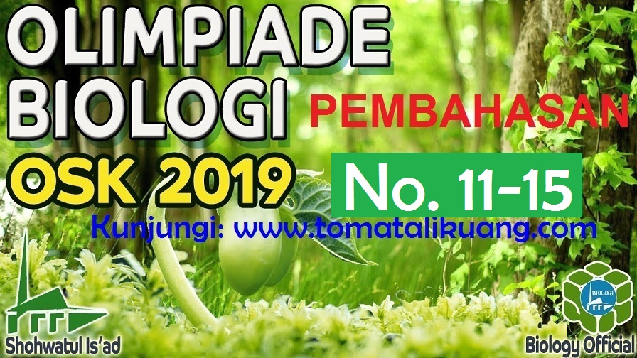 Video Pembahasan Osk Biologi Sma 2019 Nomor 11 15