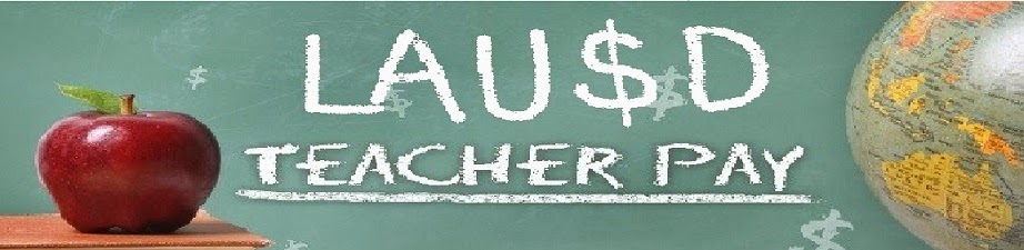 LAUSD: Surviving Teacher's Pay