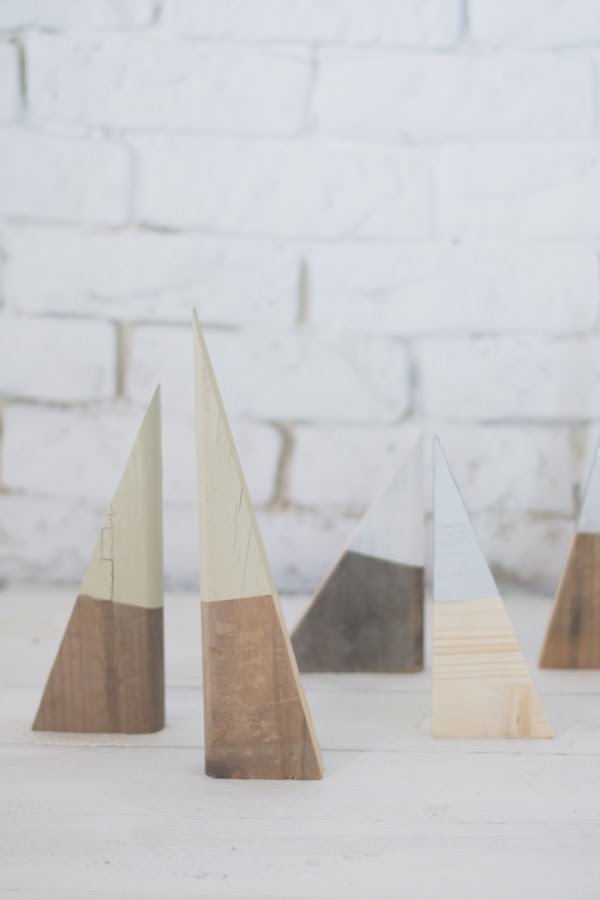 Árboles de madera diy