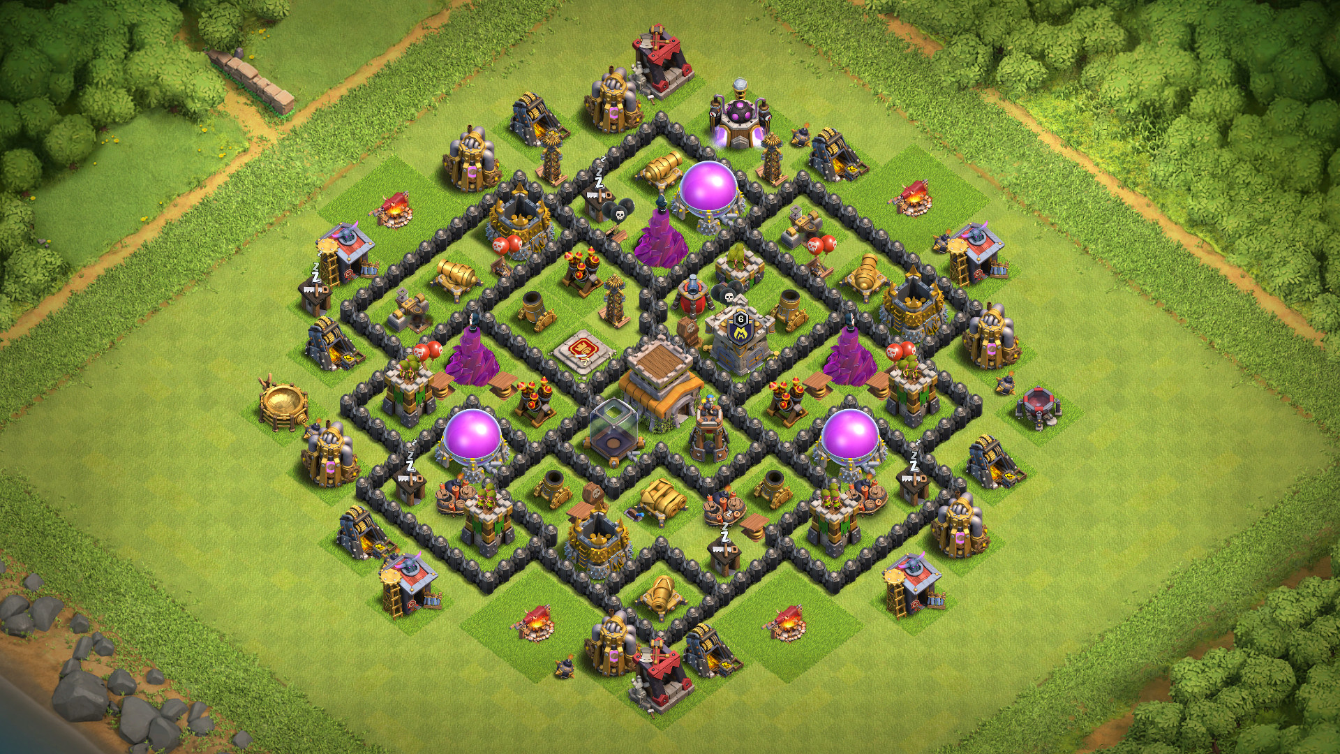 New TH8 Home Base Layout with Layout Copy Link.