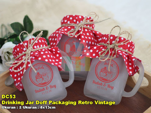 Drinking Jar Doff Packaging Retro Vintage