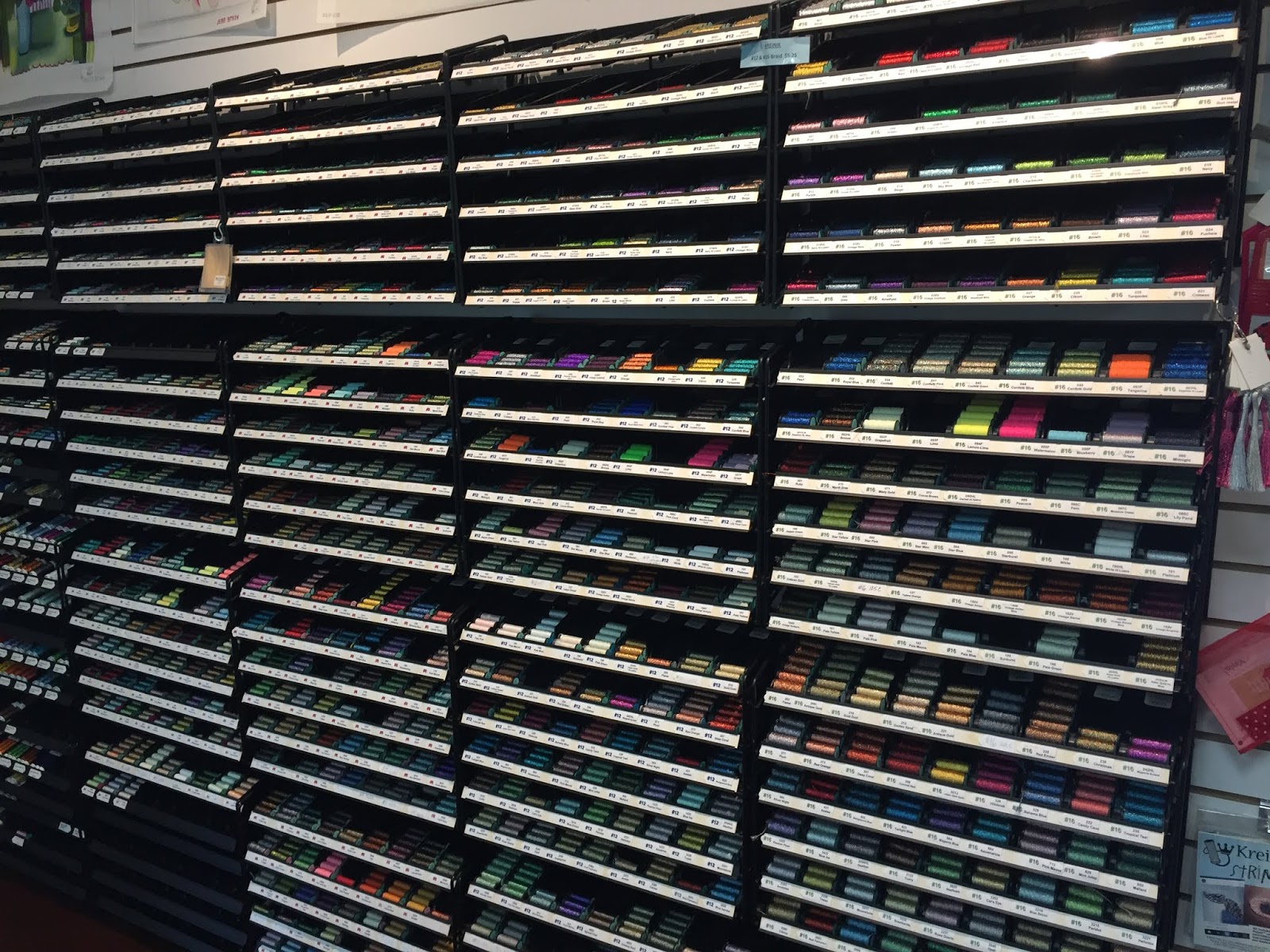 Kreinik Thread Blog Visiting The Black Sheep needlework shop in Florida