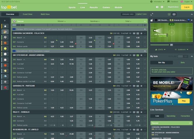 Top24bet Live Betting Top24bet Live Bets