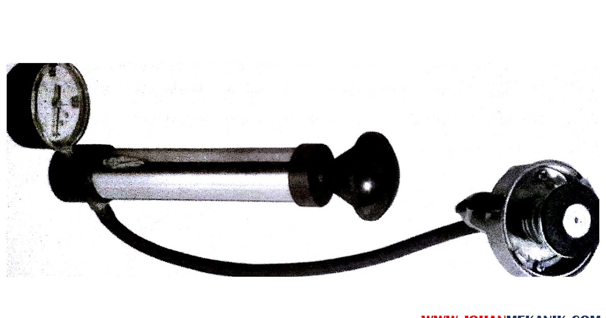 Gambar Pemeriksaan Kebocoran pada Sistem Pendingin Air