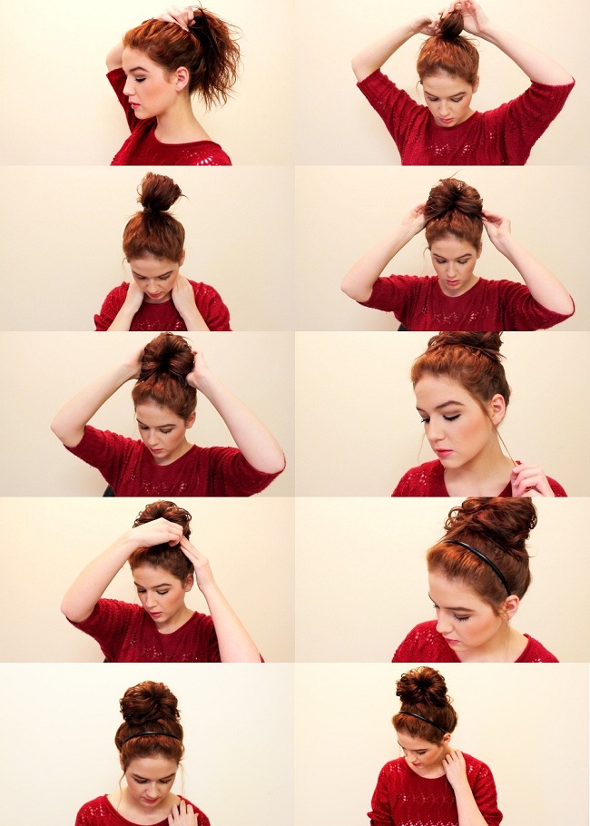 Love Shelbey Quick And Easy Messy Bun