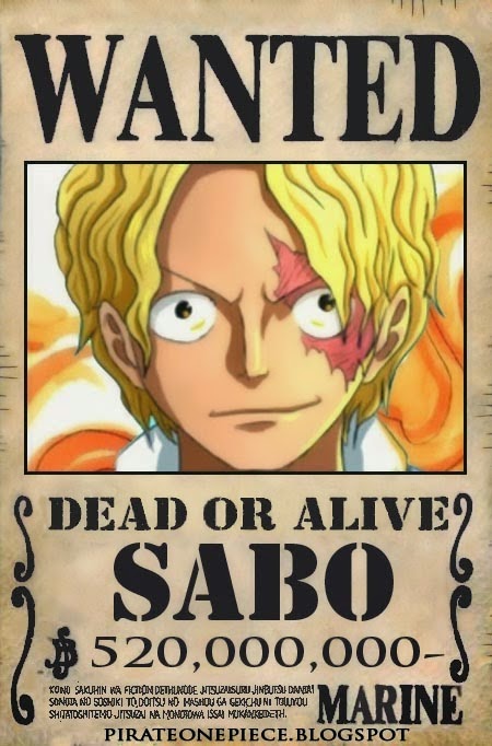 Font Poster Buronan One Piece