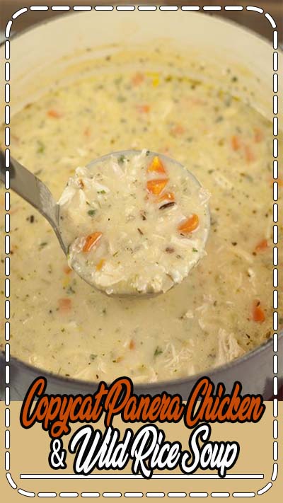 Copycat Panera Chicken & Wild Rice Soup recipe is simple, hearty, creamy, and tastes just like my favorite soup at Panera Bread! It's light enough for the spring and summer months.