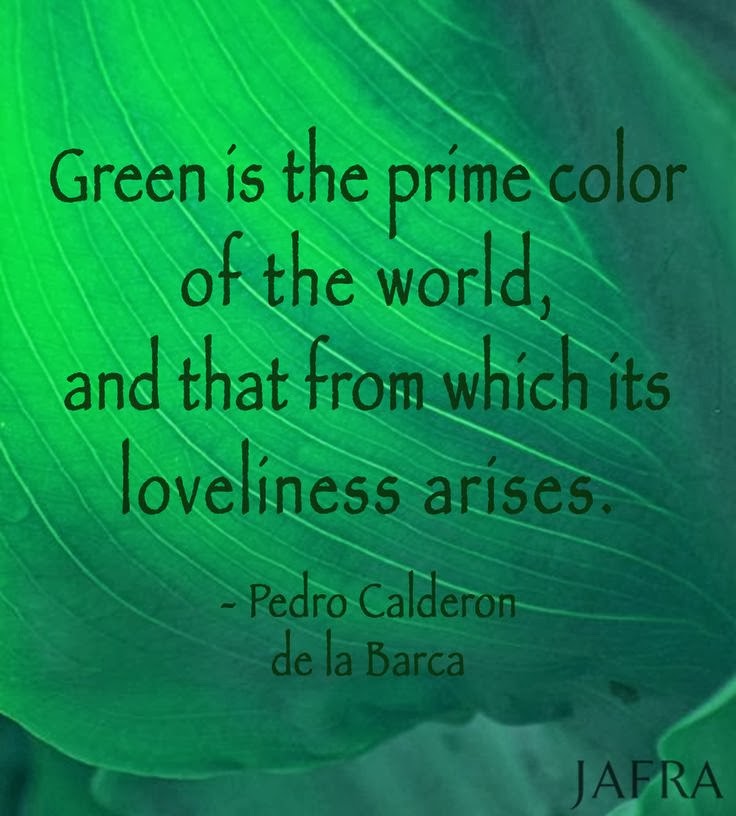 Green is the prime color of the world