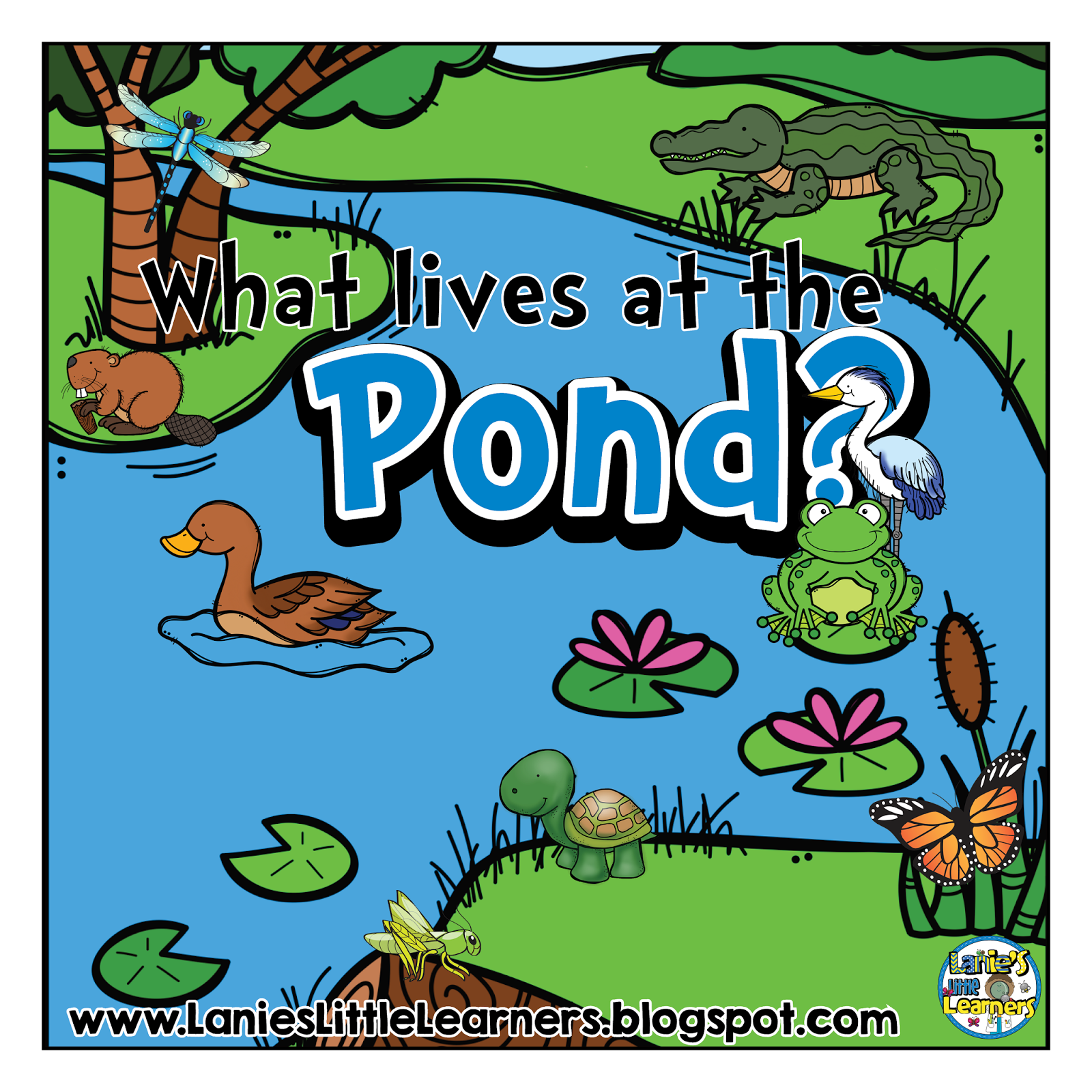 Lanie's Little Learners What Lives at The Pond? { SMARTboard Activities}