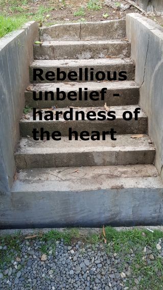 Rebellious unbelief