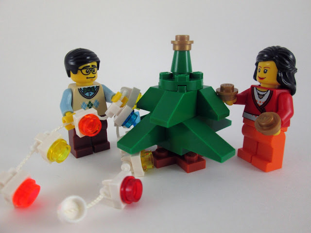 MOC LEGO Decorar a Árvore de Natal