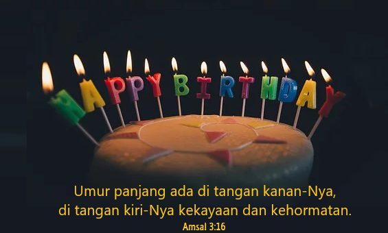 Ayat Alkitab tentang Ulang Tahun untuk Orang Terkasih