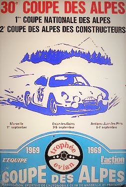 Alpine Portugal 30e COUPE DES ALPES 1969