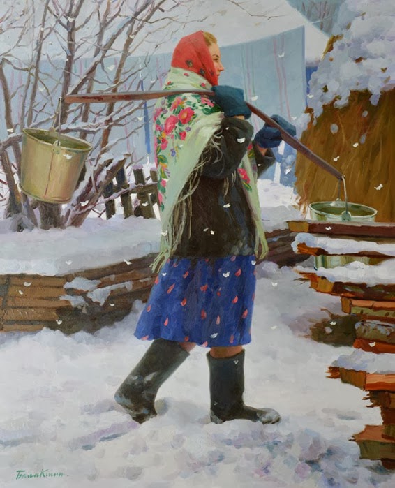 Children Paintings by Russian Figurative Painter "Eugeni Balakshin" | 1962