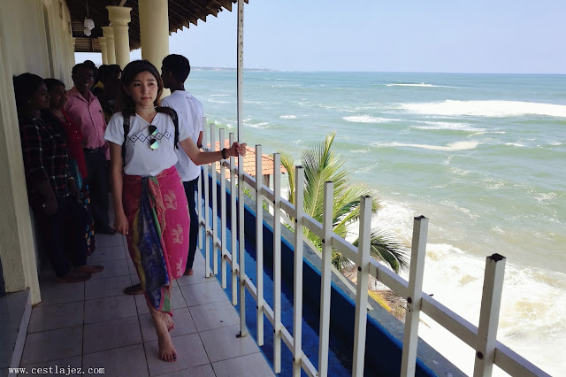 Srilanka Matara Mirissa Parevi Dupatha temple