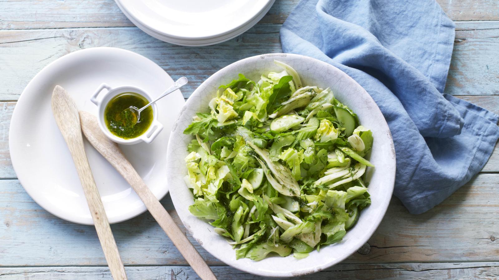 The Low Carb Diabetic Green Salad the Mary Berry Way