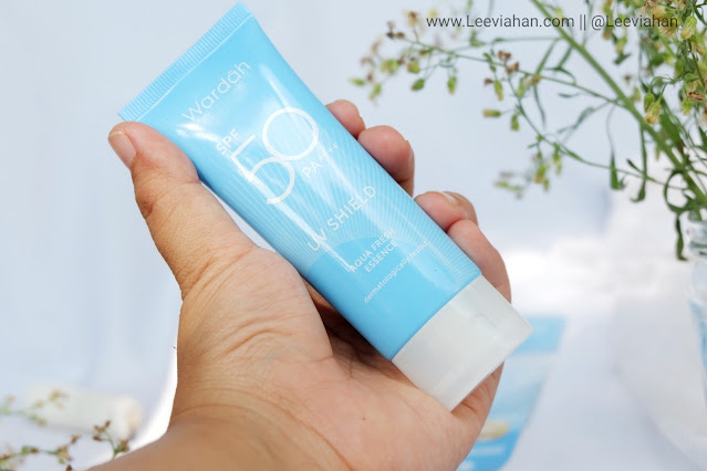 Wardah UV Shield Aqua Fresh Essence SPF 50 Review, Sunscreen lokal, Sunscreen Wardah, Skincare lokal, skincare wardah, skincare, sunscreen murah