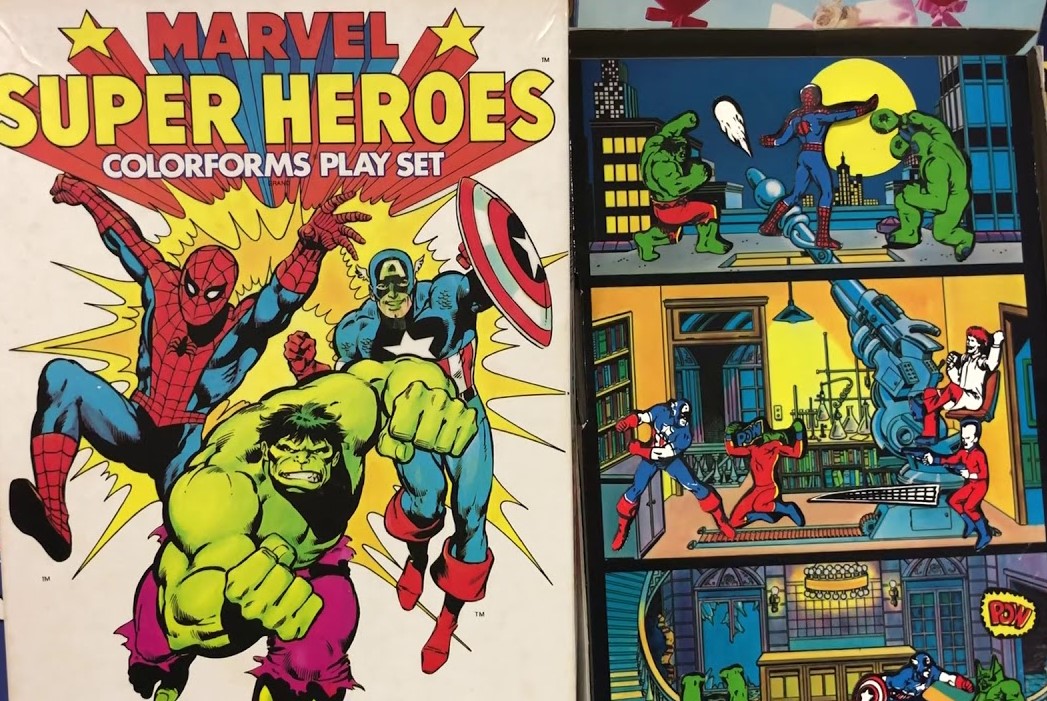 Observed Impulse Amsco Marvel World Playset Description, Pictures