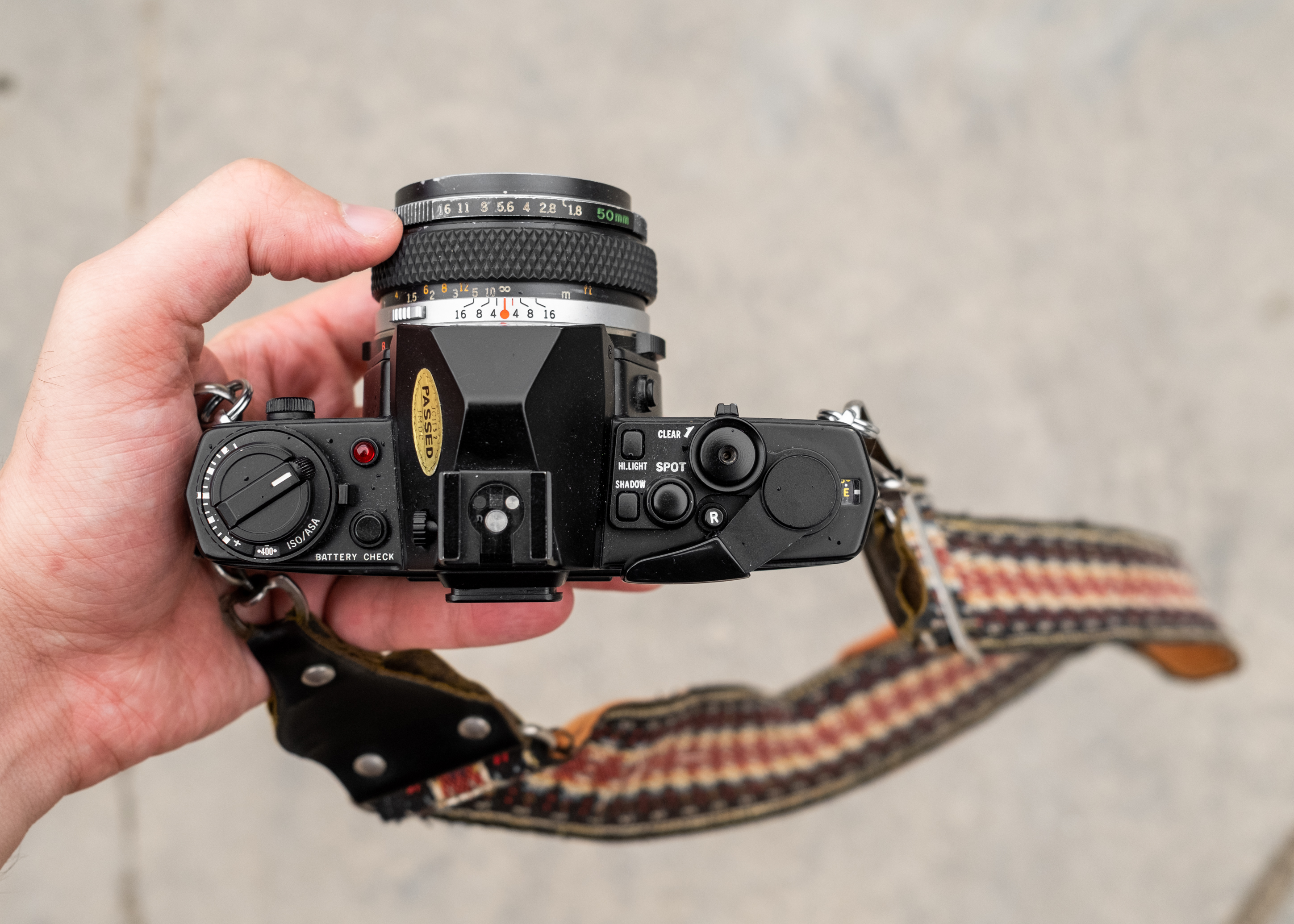 Spotlight Olympus OM3