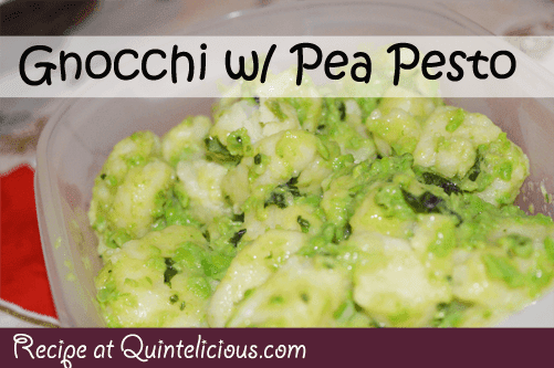 Cooking with... Deliciously Ella: Gnocchi with Pea Pesto!