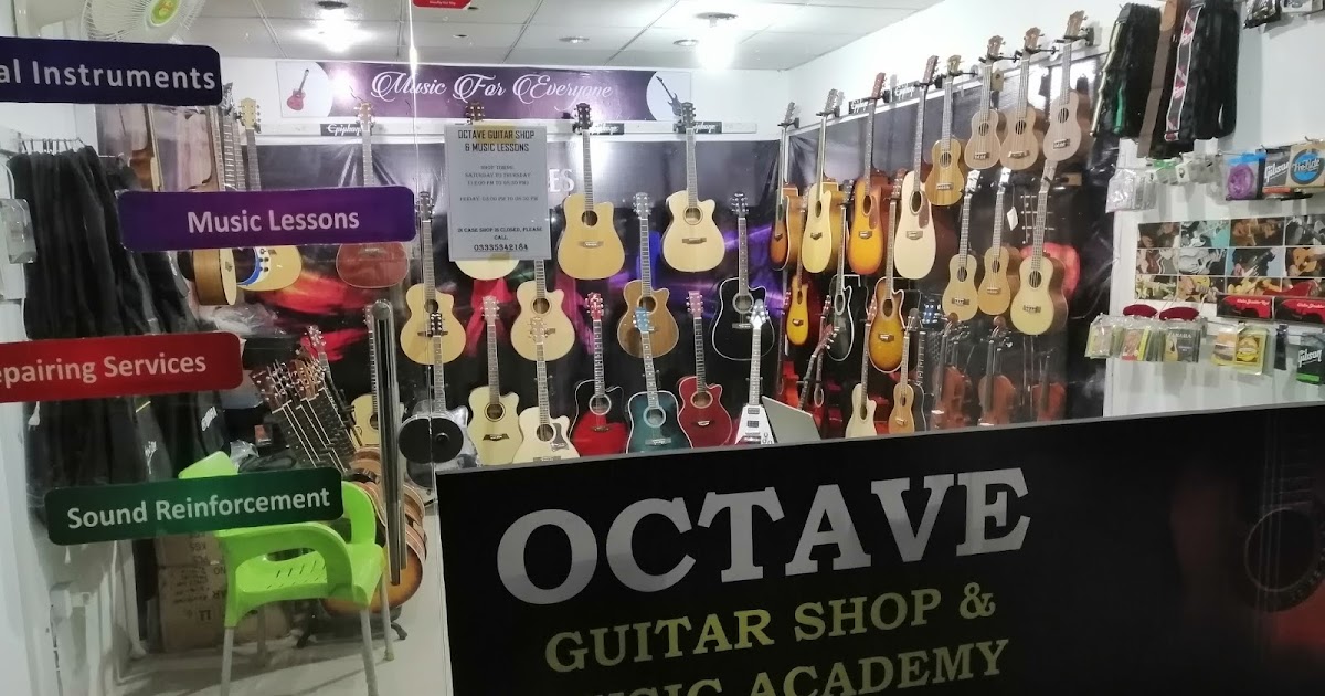 Octave Guitars, the best Guitar Shop in Islamabad
