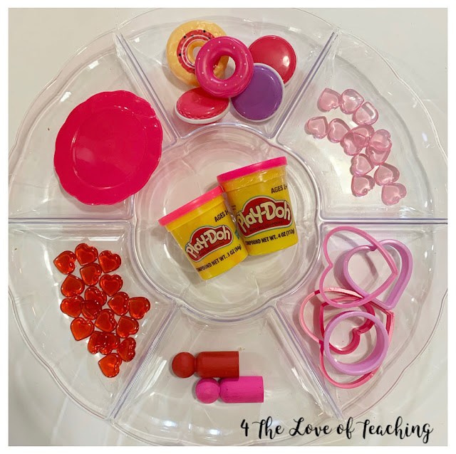 Valentine's Play Doh For the Love of Teaching