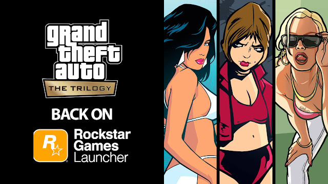 grand theft auto remastered trilogy definitive edition rockstar games launcher returns pc version gta 3 san andreas vice city