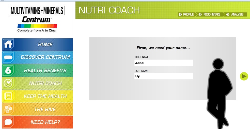 Sports Manila Centrum Nutri Coach Launched First OnLine Nutrition