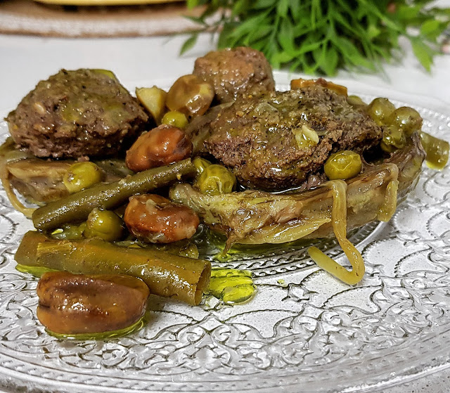 ארטישוק במילוי בשר וירקות