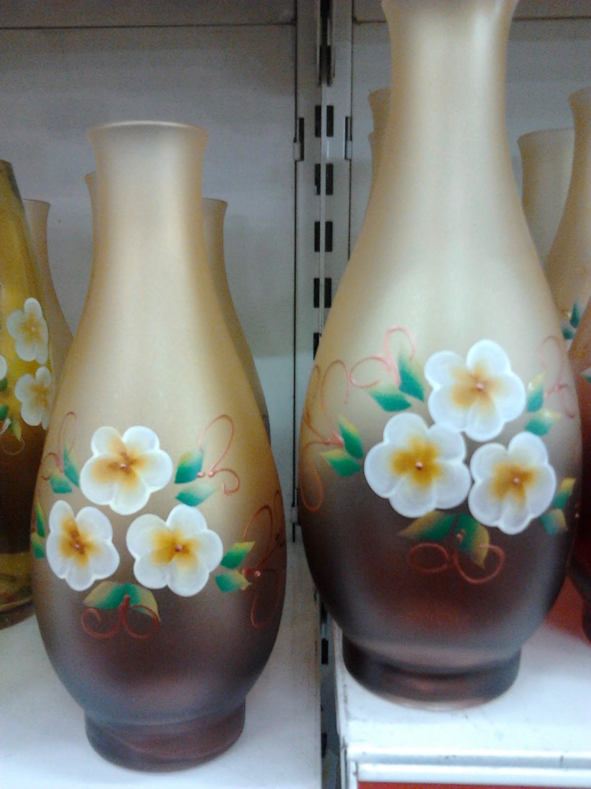 Produk Bunga - Pasu Kaca Berbagai Corak - Bahagian Satu - Pemborong Dan