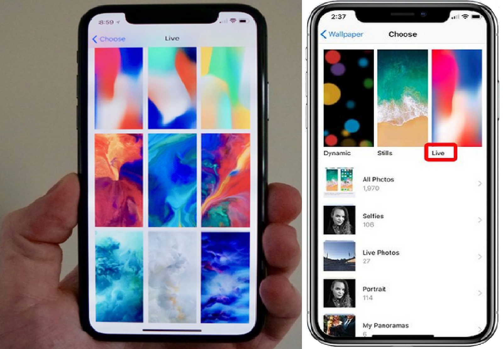 Iphone X Live Wallpaper Problem Not Working Miimal