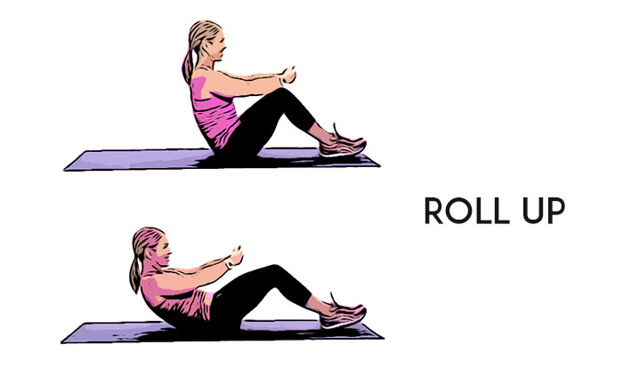 Roll up | Health Fitness Guide for Beginners | NeoStopZone