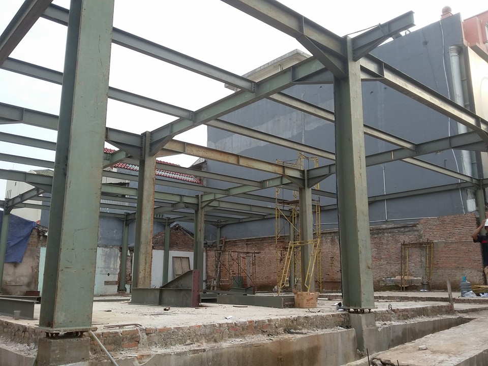 Jasa Kontruksi Baja Pabrik: Jasa Konstruksi Baja Wf H Beam Berkualitas