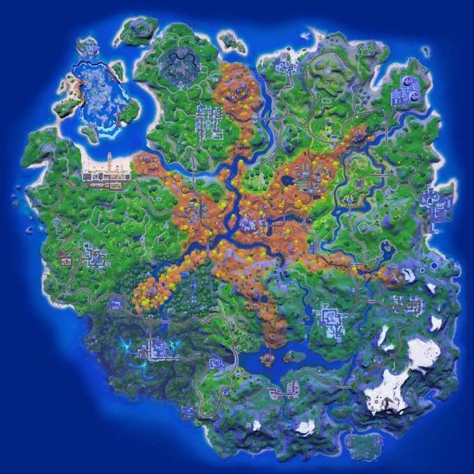 Mapa fortnite temporada 6