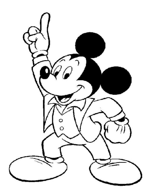 20 Sketsa Mewarnai Gambar Kartun Mickey Mouse Lucu 201613 Kolase