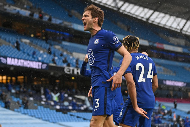 Chelsea defender Marcos Alonso