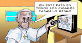 El negocio de la gira papal