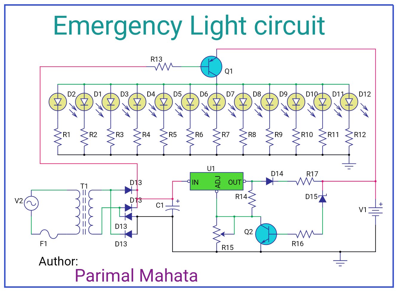 Emergency Light Wiring Diagram - Wiring Diagram & Schemas