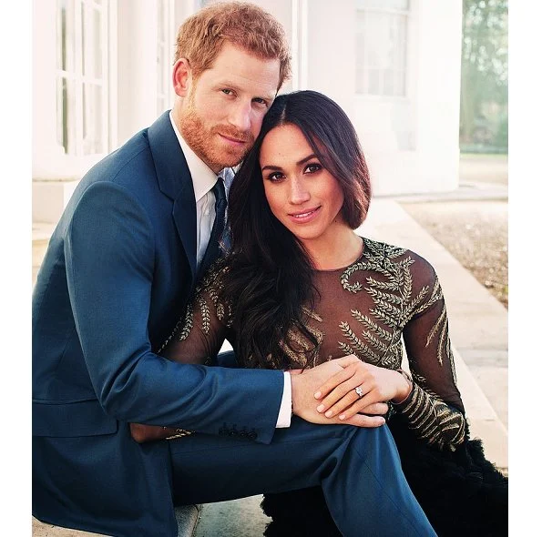 Kensington Palace released two engagement photos of Prince Harry and Meghan Markle