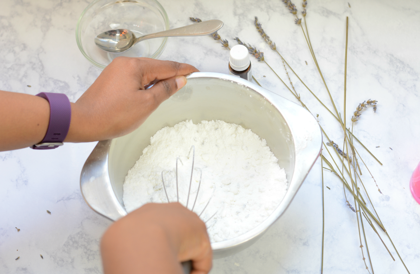 diy lavender bath bombs