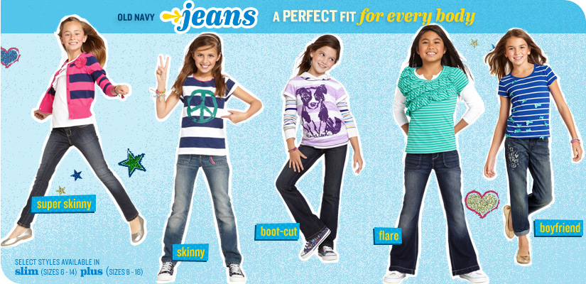 Old Navy Kids' Jeans for 10, Adult Jeans 19 + School Uniform Polos ...