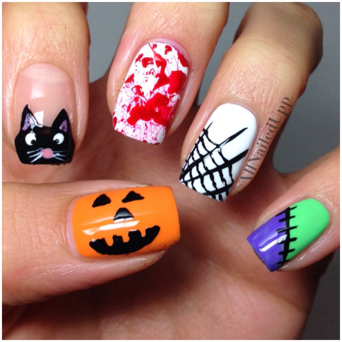 All Nailed Up: Halloween Mix n' Match