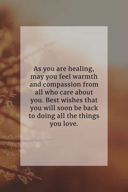 Get well soon quotes that'll express the feeling you care