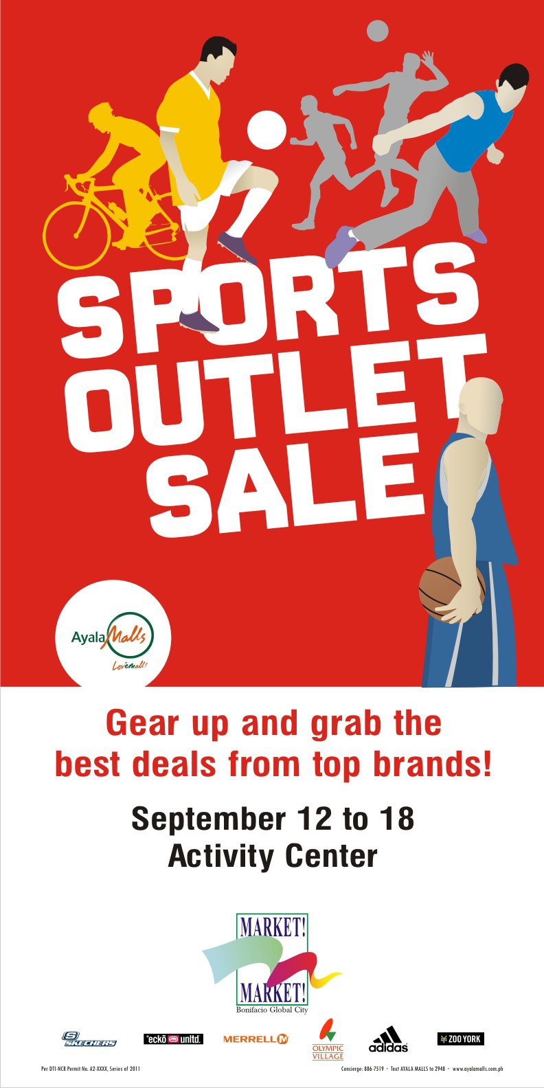 Manila Shopper Sports Outlet SALE at Market Market