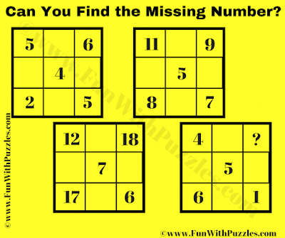 Can you Find the Missing Number in this Logic Puzzle?