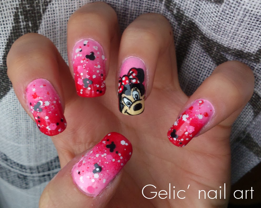 5. Minnie Mouse Nail Art Step by Step - wide 7