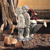 Estatuas de niños para el jardín